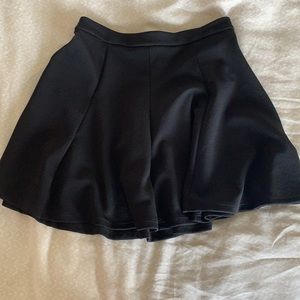 Black skater skirt